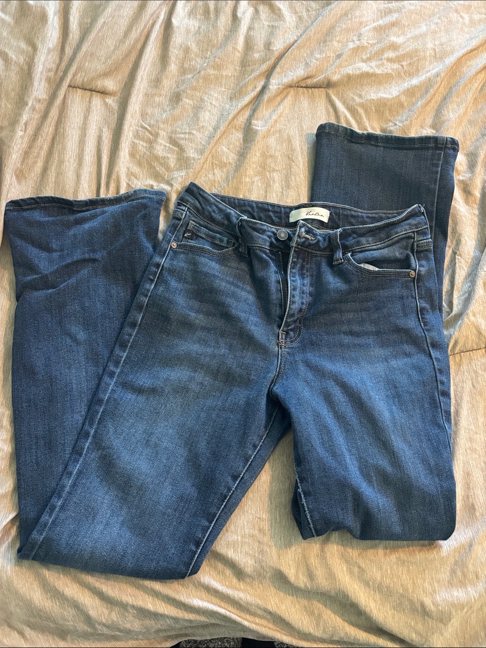 KanCan Women's Blue Boot Cut Jeans